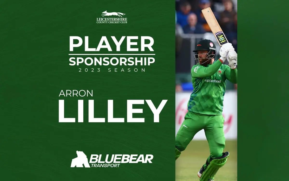 Leicestershire County Cricket Club Player Sponsorship 2023