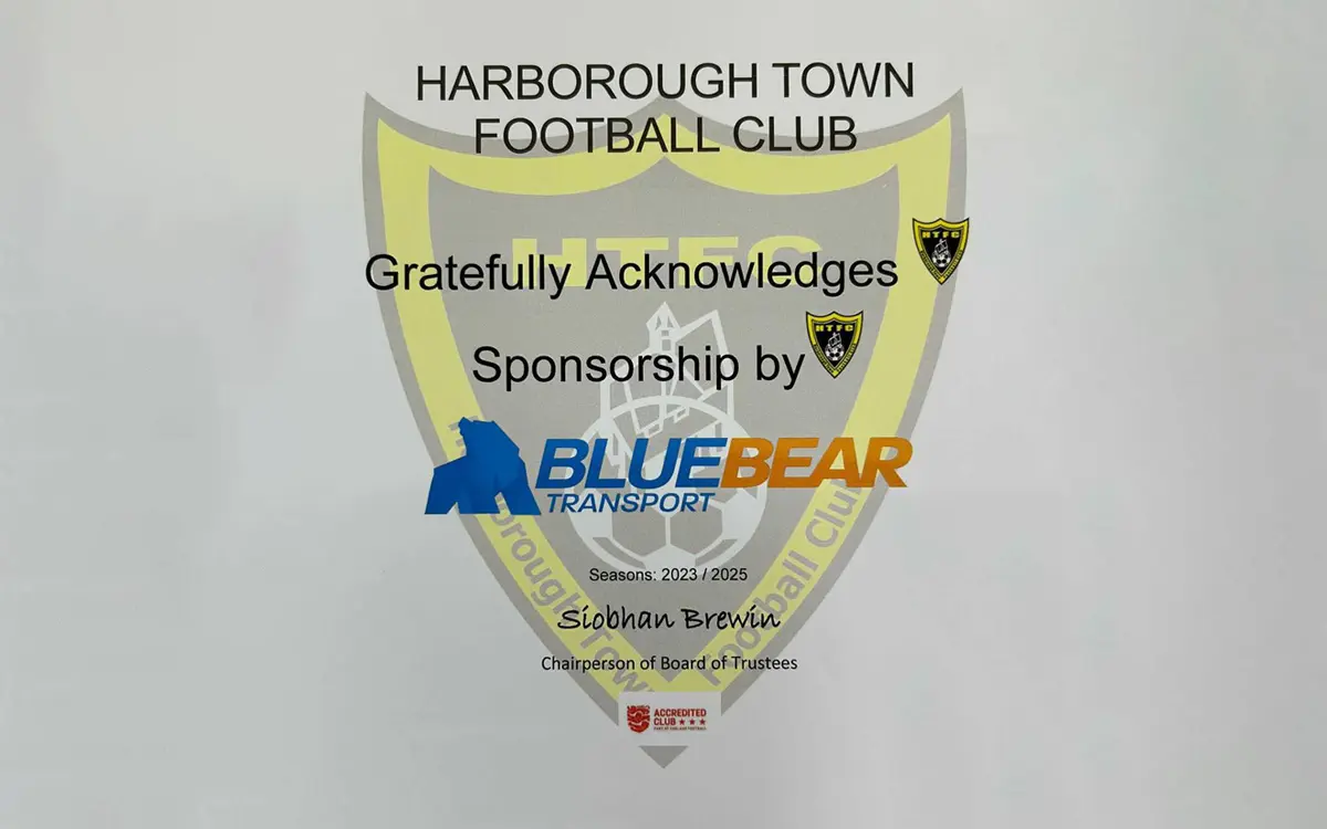 Harborough Town FC Sponsorship 2023-2025